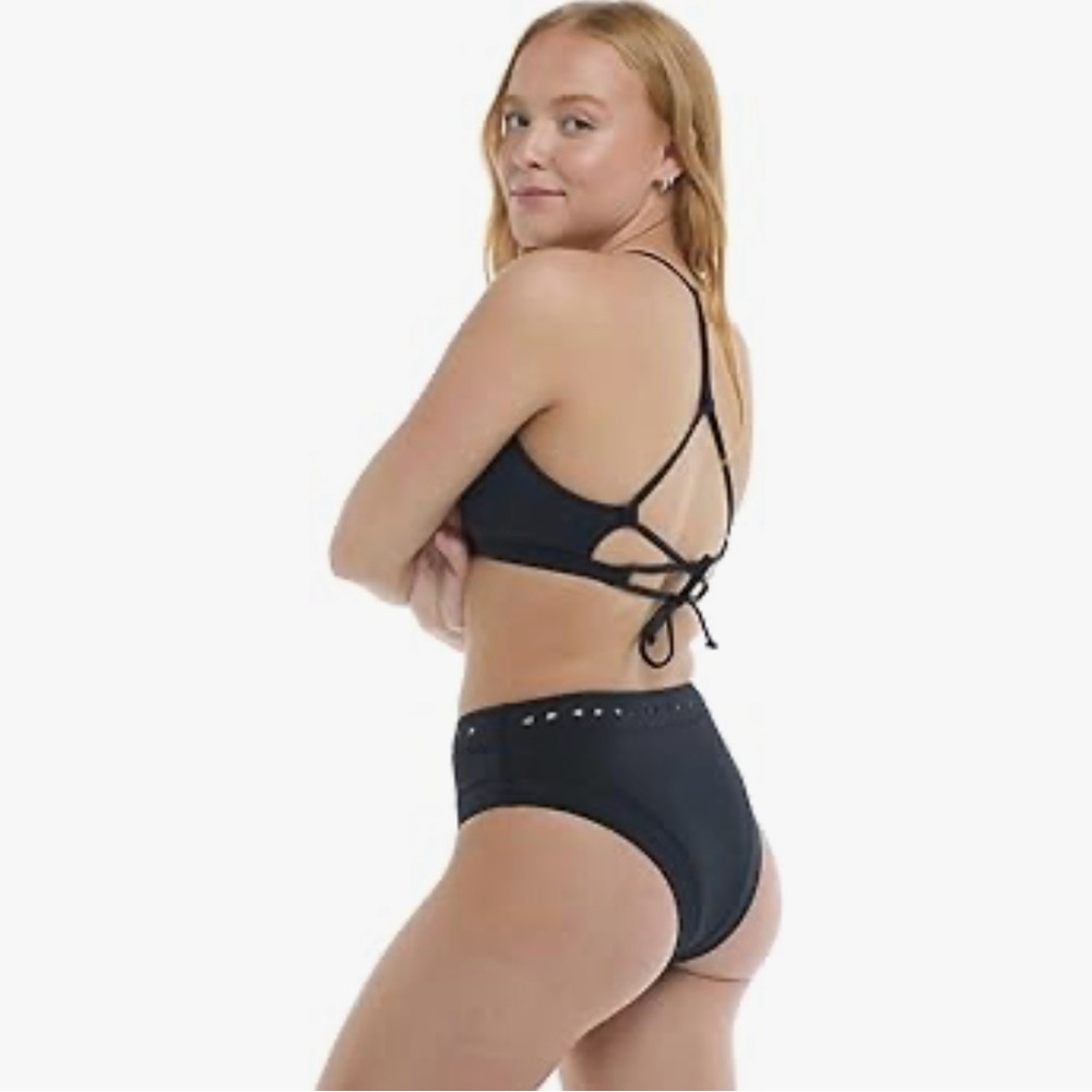 Body Glove Black Bikini with High-Waisted Bottom and Supportive Top
